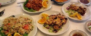 تناول العشاء